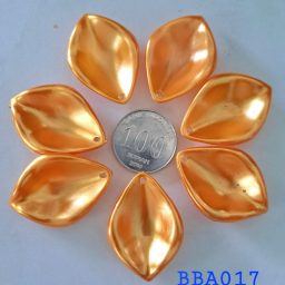 Kelopak bunga akrilik bunga tulip warna orange pearl size M