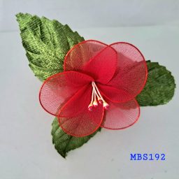 Kuntum bunga stocking red putik white red