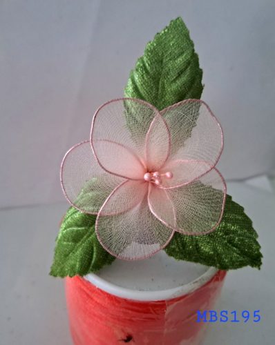 Kuntum bunga stocking light pink putik light pink