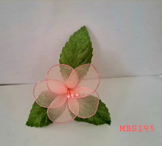 Kuntum bunga stocking light pink putik light pink