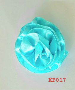 Bunga mawar pita satin aquamarine