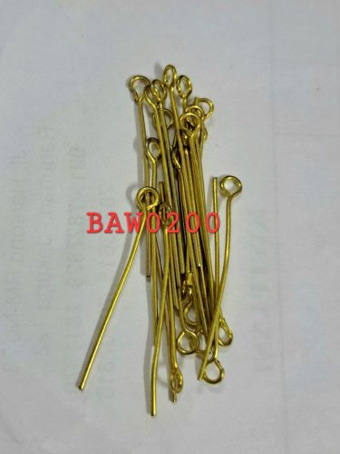 Eyepin 3 cm warna gold