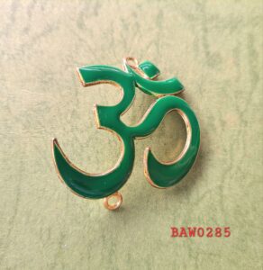 Konektor gelang simbol om warna dark green-gold