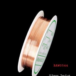 Kawat aksesoris tembaga 0,5 mm warna rose gold