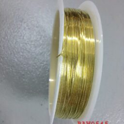 Kawat aksesoris dari tembaga 0,5 mm warna gold