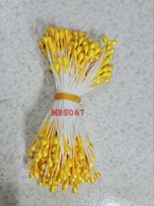 Putik 2 mm warna gold yellow