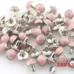 Pink rivets punk studs