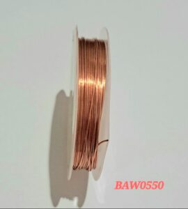 Kawat aksesoris dari tembaga 0,7 mm warna rose gold