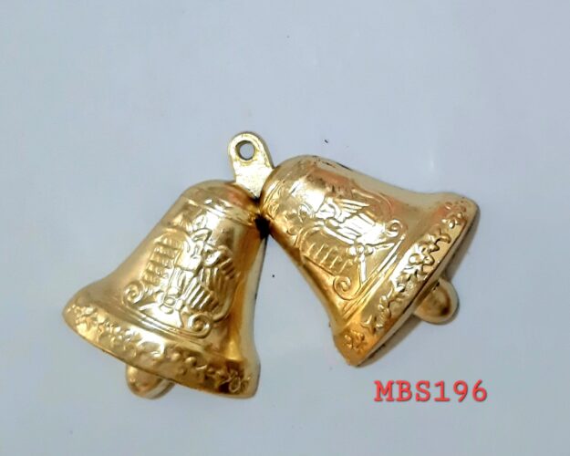 Lonceng hiasan natal gold