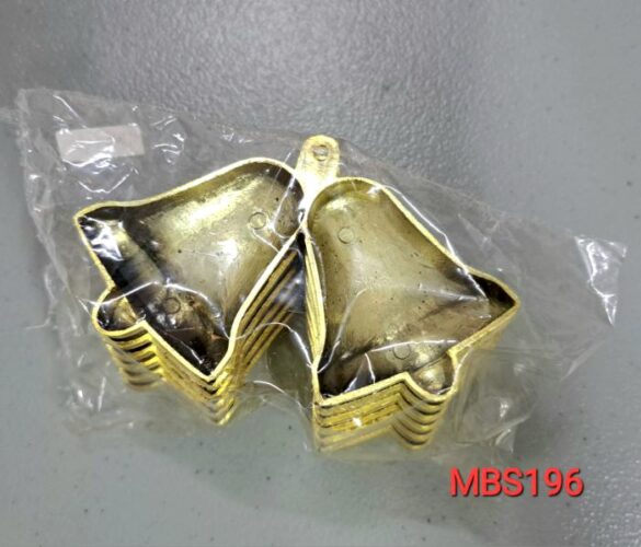 Lonceng hiasan natal warna gold