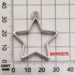 Bezel pentagram silver
