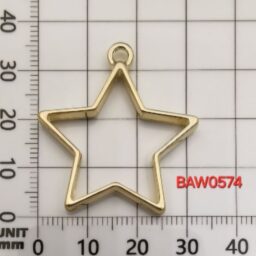 Bezel pentagram gold