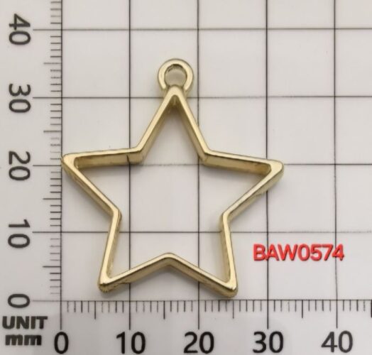 Bezel pentagram gold