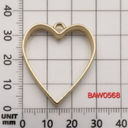 Bezel heart gold