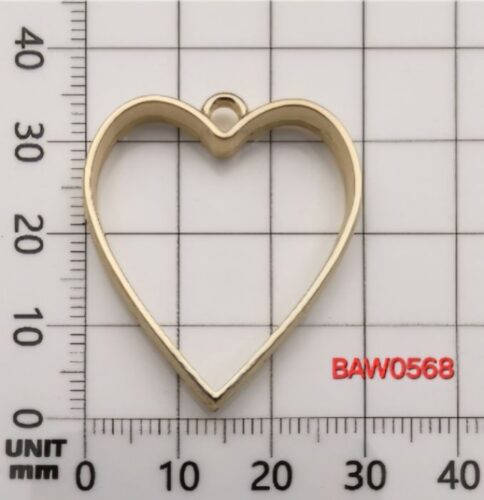 Bezel heart gold