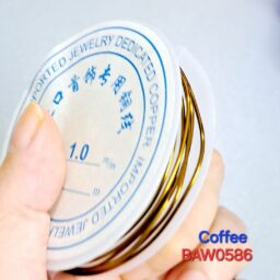 Kawat asesoris 1 mm warna coffee