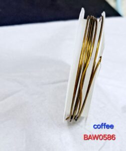 Kawat asesoris 1 mm warna coffee