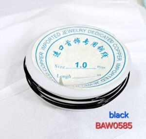 Kawat asesoris 1 mm warna black