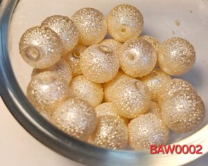Mutiara imitasi akrilik 10 mm bulat brindil