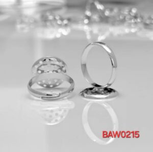 Sarangan cincin warna silver