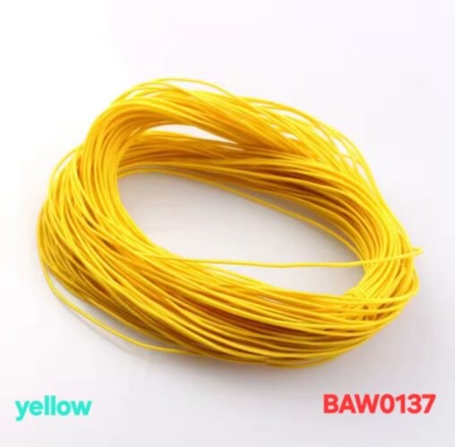 Elastic cord 1 mm warna yellow