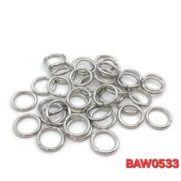 Jump ring stainless steel diameter 7 mm warna silver