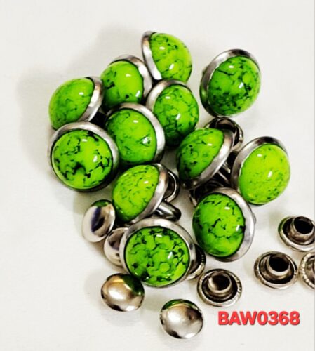 Rivet 10 mm warna bright green