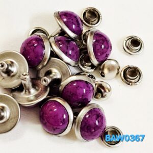 Rivet 10 mm warna dark purple