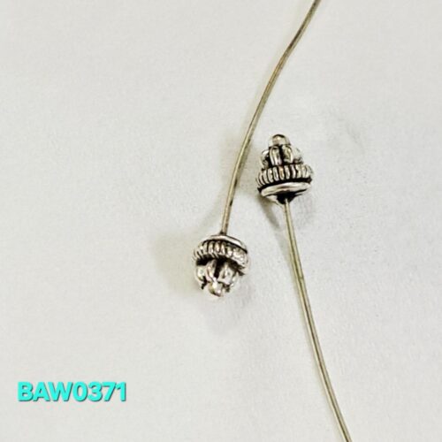 Headpin Kepala antik silver 5,5 mm
