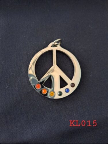 Liontin peace stainless steel 7 chakra