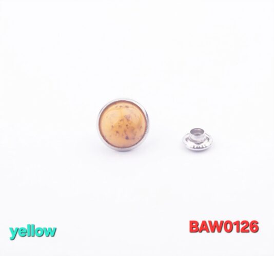 Rivet 8 mm acrylic Turkish warna Yellow