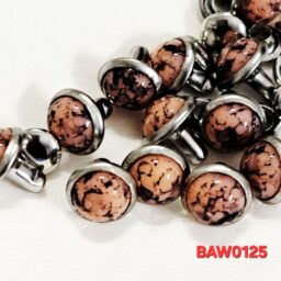 Rivet 8 mm acrylic Turkish warna peach