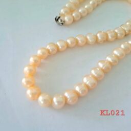Kalung mutiara lombok oval peach ke 1