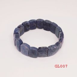 Gelang batu shappire kotak blue grey