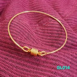 Gelang bucket magnetic clasp warna gold