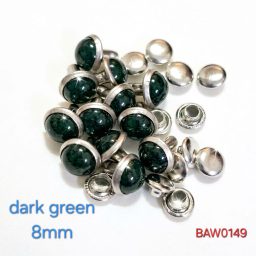 Rivet Motif Batu Turkish 8mm warna dark green